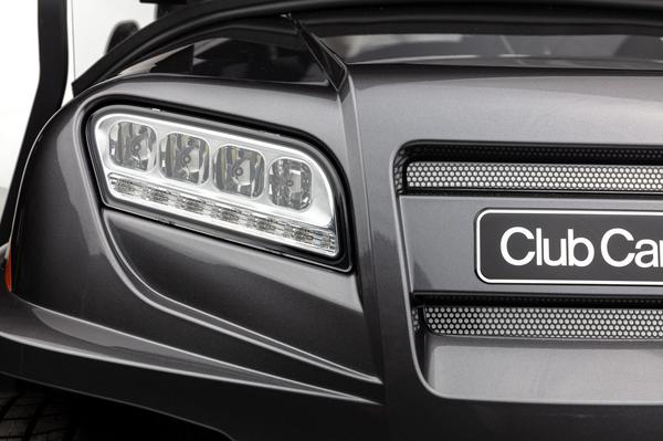 Frontbillede af en golfvogn Videre fra Club Car.